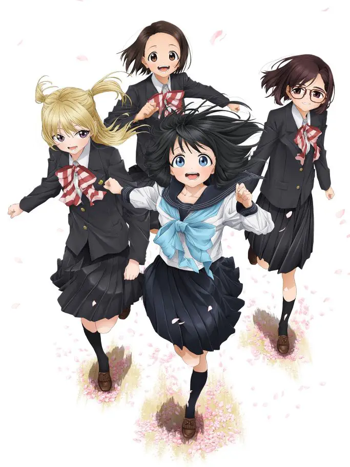 Akebi's Sailor Uniform (Akebi-chan no Sailor-fuku) anime key visual