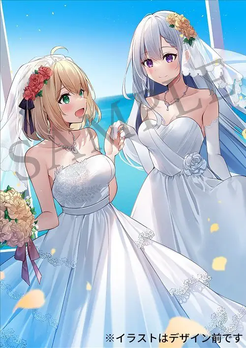 "The Magical Revolution of the Reincarnated Princess and the Genius Young Lady" Blu-ray Limited Edition Bridal Bonus Poster.