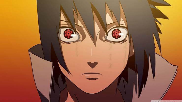 Sasuke with Mangekyo Sharingan - Naruto