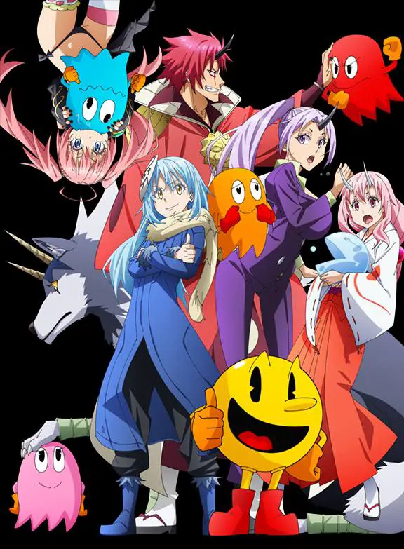 That time I got reincarnated as a Slime X Pac-Man collaboration visual