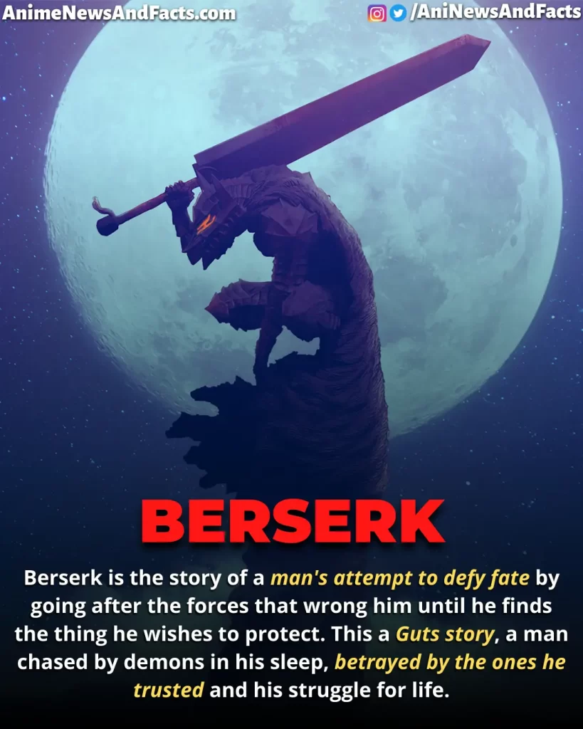 BERSERK anime manga summary
