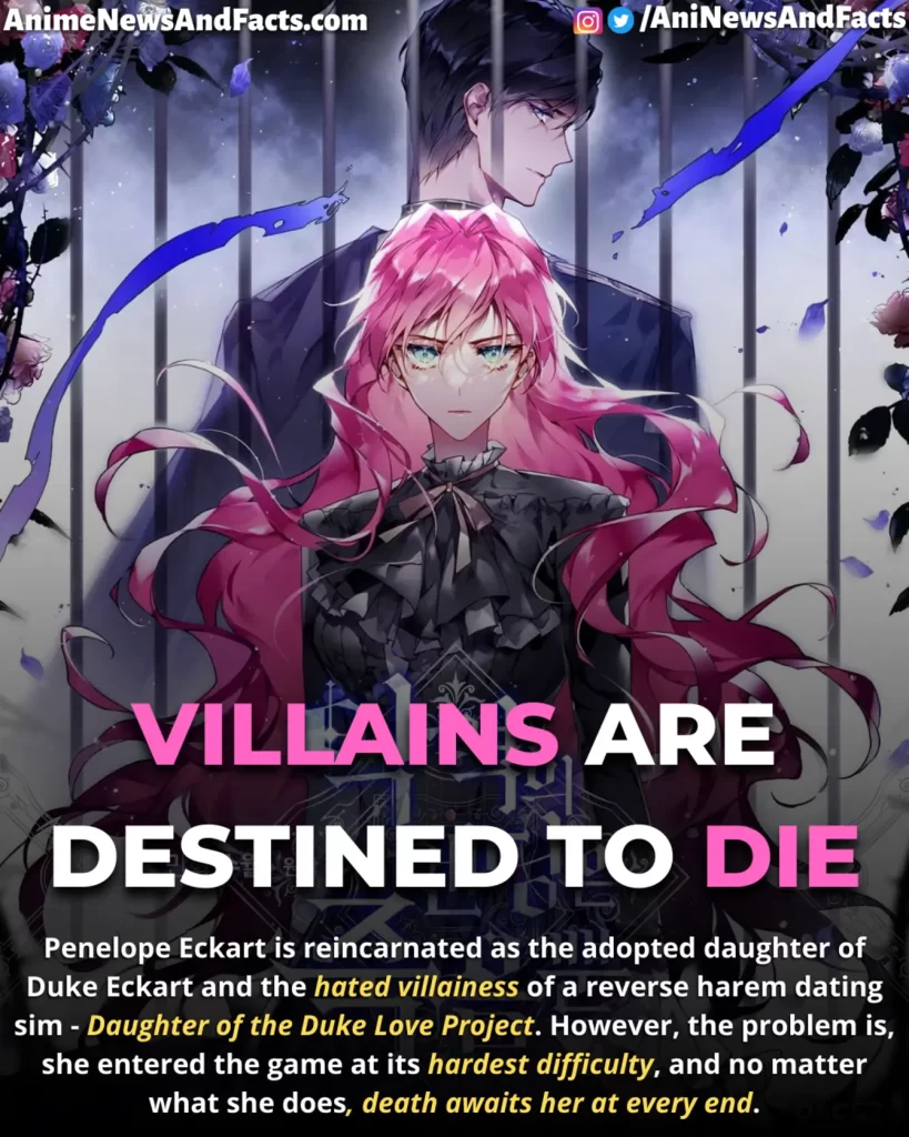 Villains Are Destined to Die manhwa summary